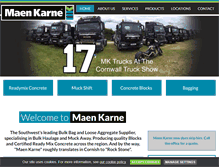 Tablet Screenshot of maenkarne.com